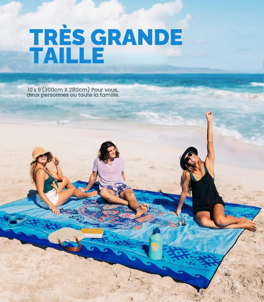 meilleur tapis plage anti-sable 2026