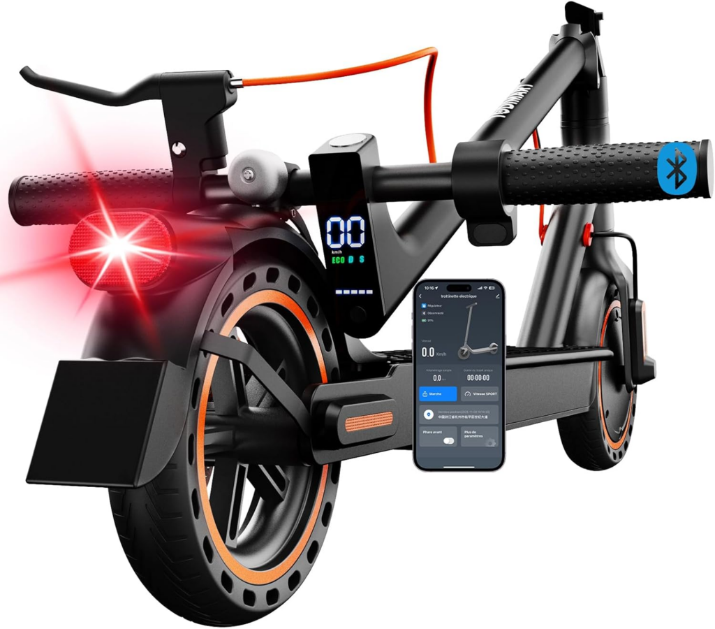trottinette électrique pas chère 2026 TODIMART T3 350W pneus increvables