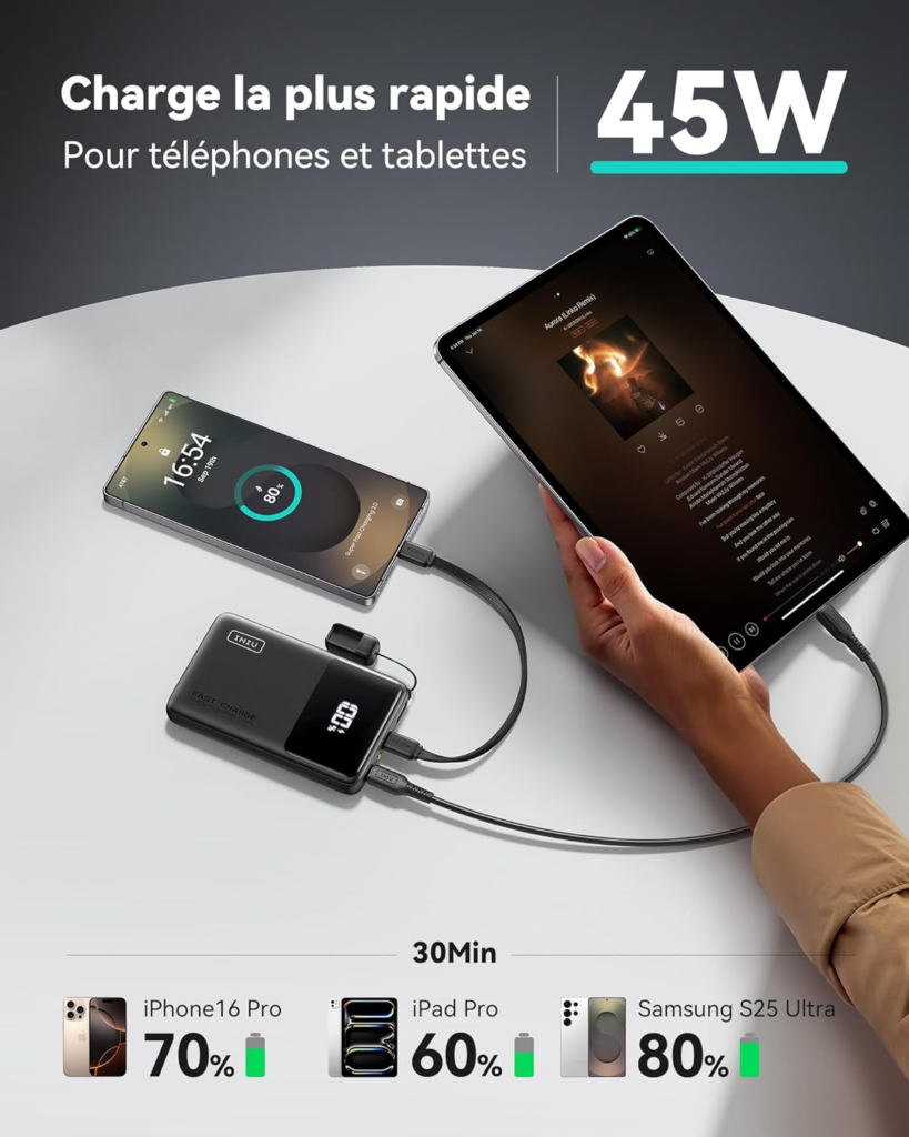 meilleure batterie externe pas chère Amazon 2026